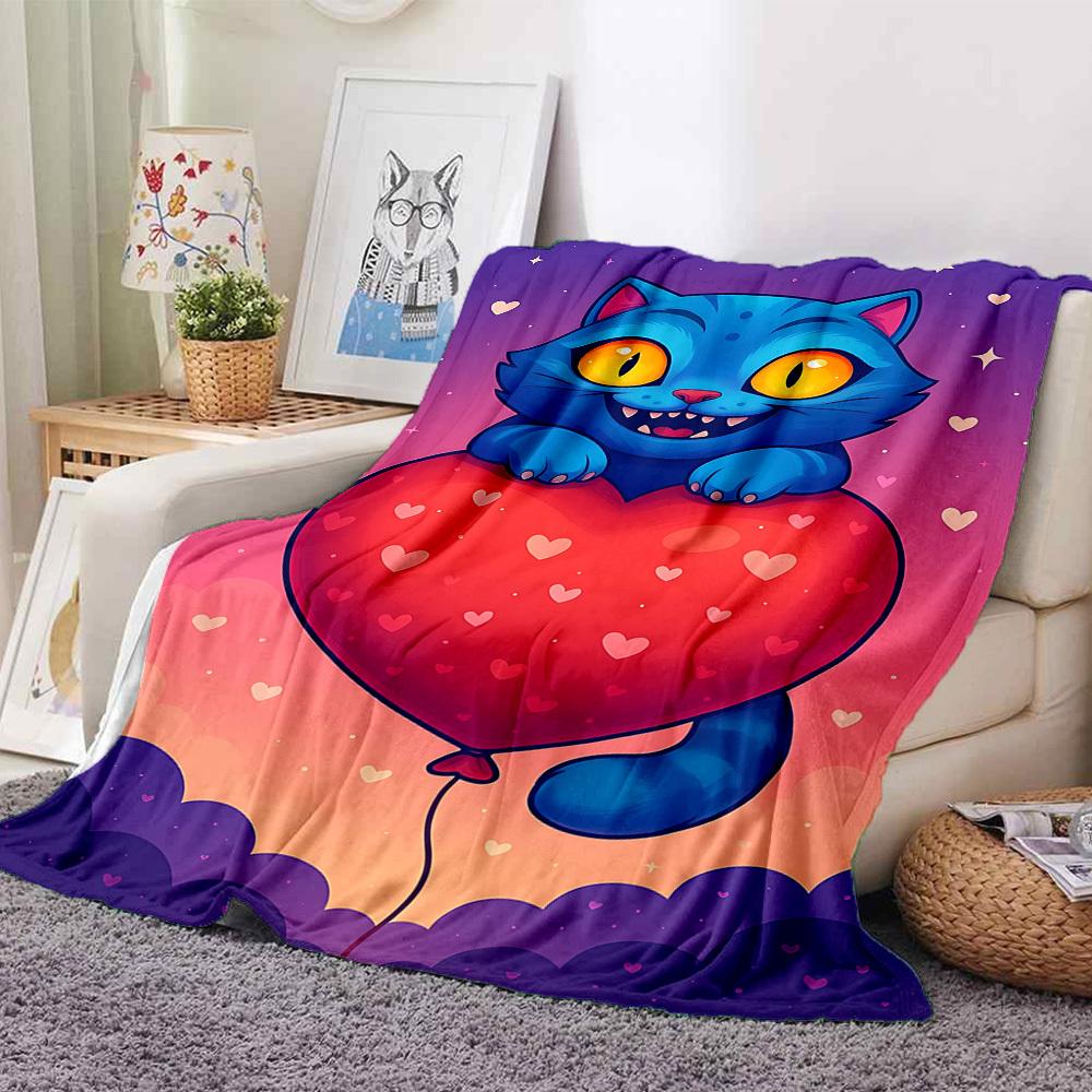 1pc Huntrix Blanket Lightweight Flannel Blanket Throw Blanket For Sofa, Bed, Travel, Camping, Livingroom, Office, Couch