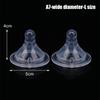 2Pcs Baby Silicone Wide Neck Soft Teats Nipple Circle Hole S/M/L Size Cross Hole Baby Bottles Natural Flow Nipples