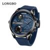 Longbo Unisex Retro Luksusowy Wodoodporny Kwarcowy Zegarek na Rękę 83765