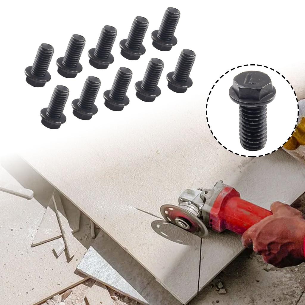 Parts Screw For Cutting Machine 10pcs Accessories Carbon Steel Galvanized Left Hand Thread M8 M7 M6 High Quality