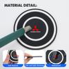 dnsh2 For Mitsubishi 2pcs Car Interior Coaster Non-Slip Water Cup Mat Waterproof Pad Lancer ASX Pajero Mirage Attrage Xpander