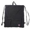 BEN DAVIS Pocket Nap Sack Drawstring Backpack BDW-8509 Black 15L Lightweight Gym Travel Bag Unisex