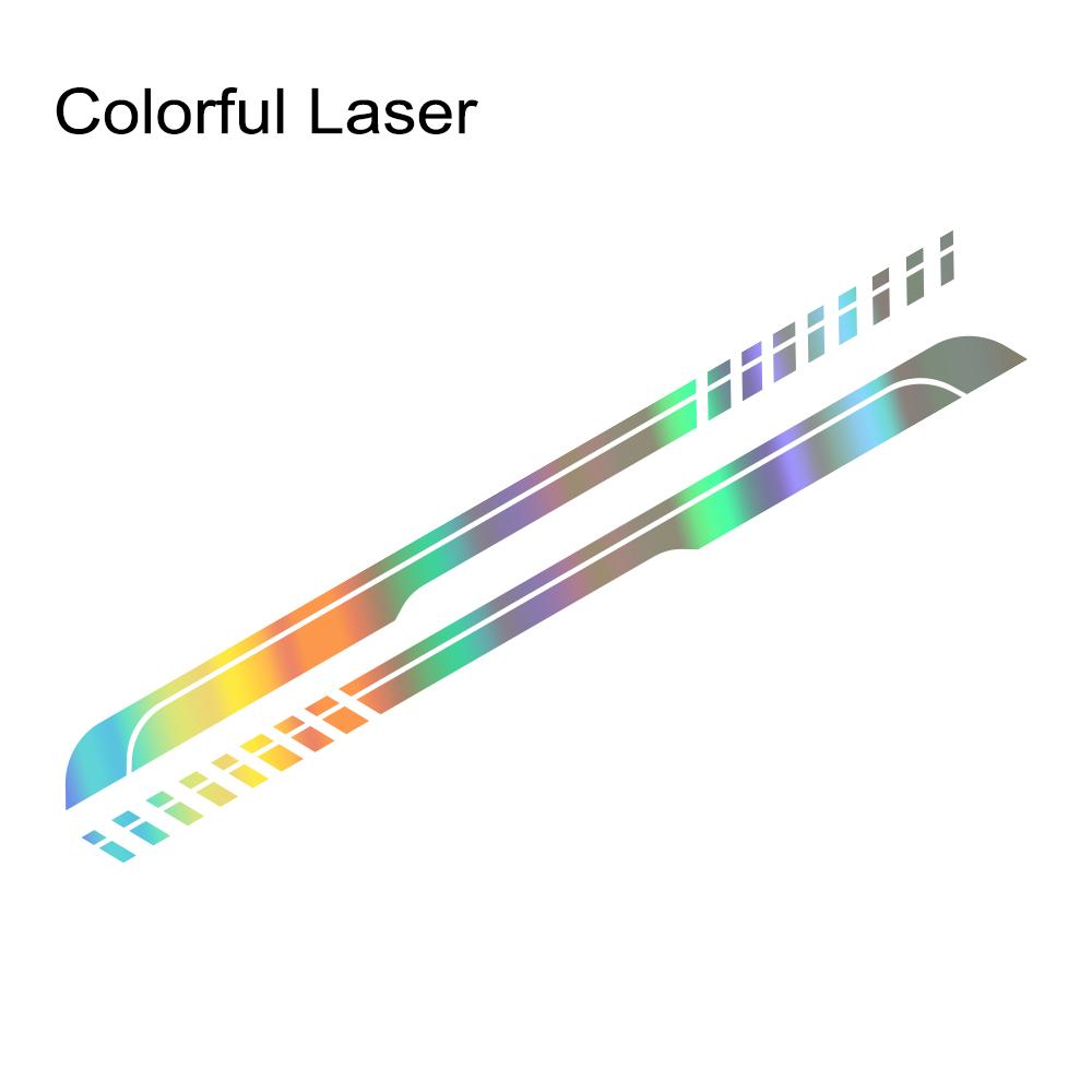 2PCS Car Door Side Skirts Stickers Self-adhesive Car Vinyl Film Decals PVC Auto Body Decoration Sticker For Volkswagen VW Lavida