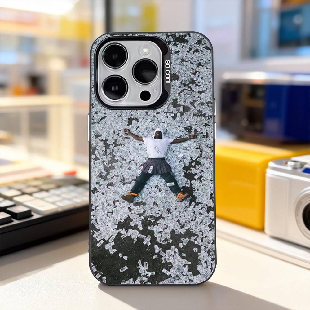

Крутой чехол для телефона рэпера A-ASAP Rocky для iPhone 11,12,13,14,15,16,17,Pro,Max,Plus,E,Air,Mini IMD Матовый Черный iPhone17air