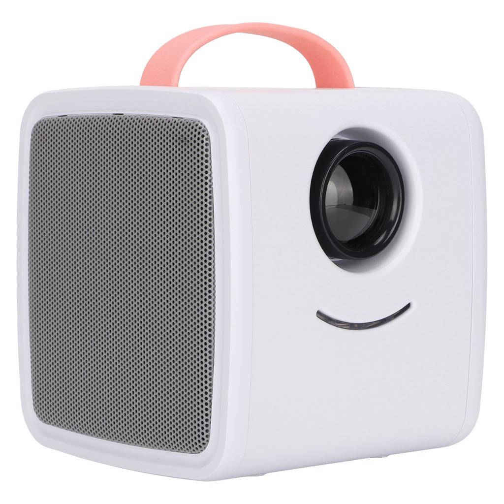 Mini Projector 1080P 2W Loudspeaker Soft Harmless Light 30000 Hours Durable Portable Projector for