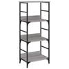 Bookshelf Gray Sonoma 50x33x117.5 cm Particleboard