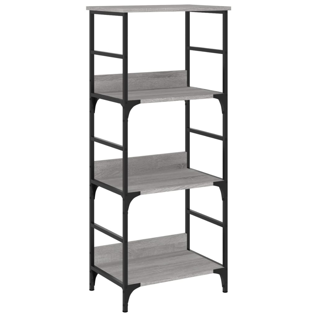 Bookshelf Gray Sonoma 50x33x117.5 cm Particleboard