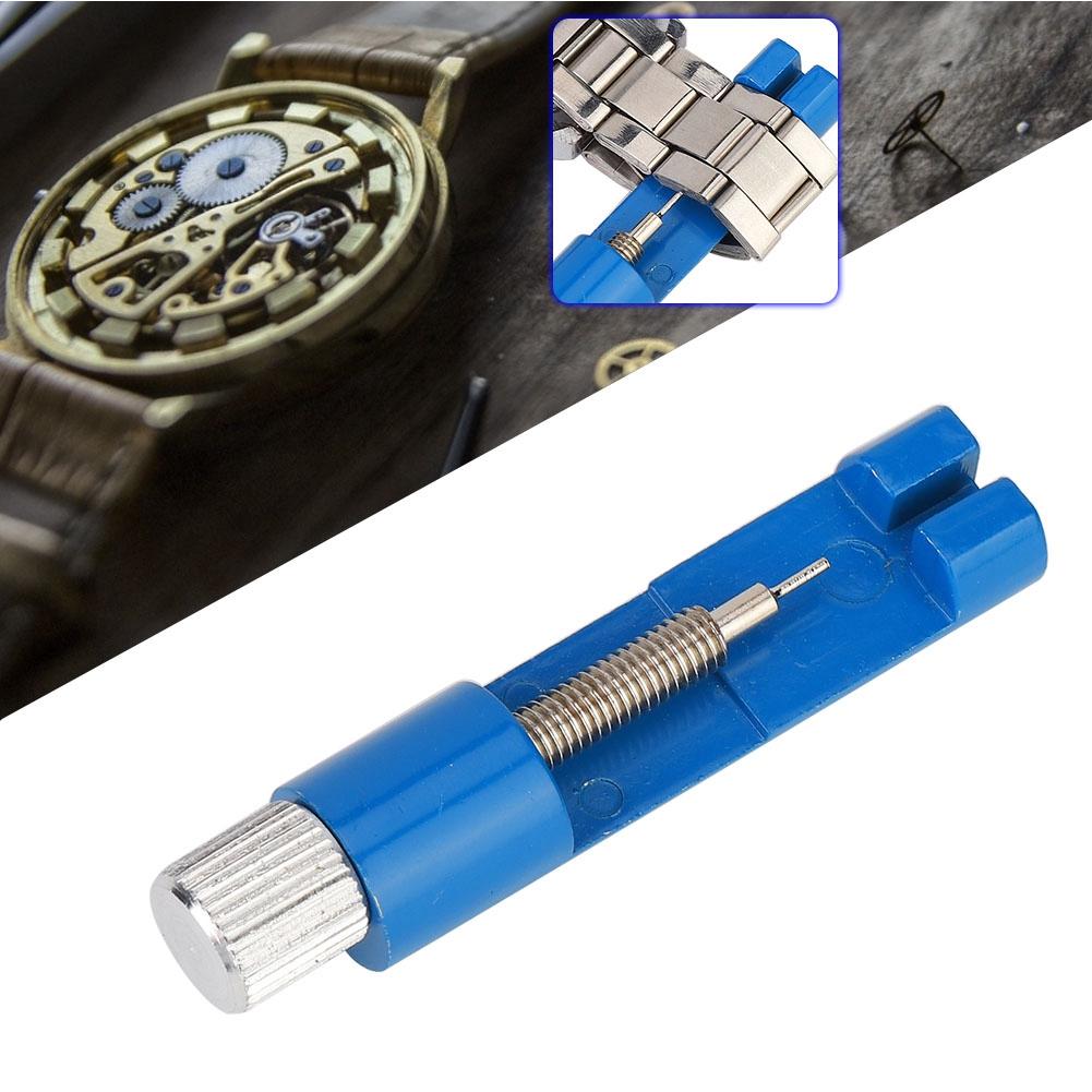 Metal Watch Band Strap Bracelet Adjuster Tool Link Pins Remover Repair Watchmaker (Blue)