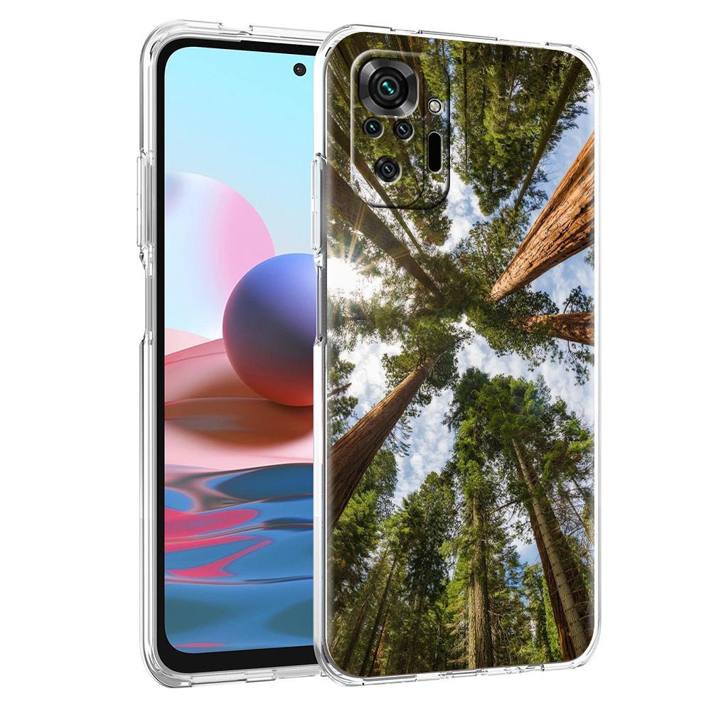 Phone Case For Xiaomi Redmi Note 15 14 5G 13 12 10 11 Pro Plus 4G 14C 13C 12C Soft TPU Cover Beautiful Nature Forest Tree