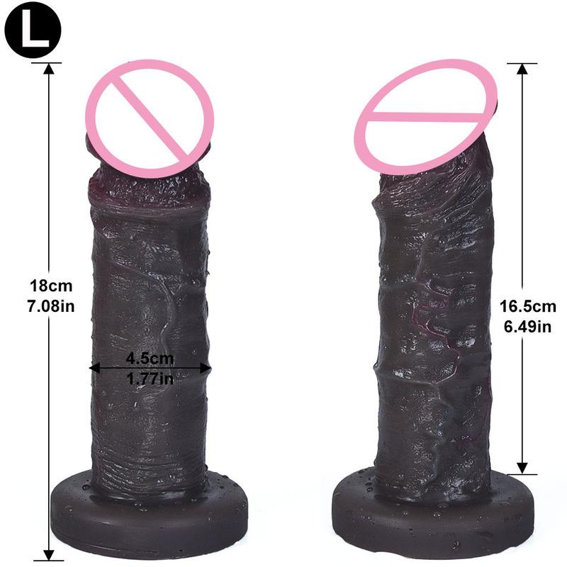Realistic Dildo Silicone Soft Huge Adults Sex Toy for Women Suction Cup Big Dick Anal Plug Vaginal Small Penis Masturbators Gift