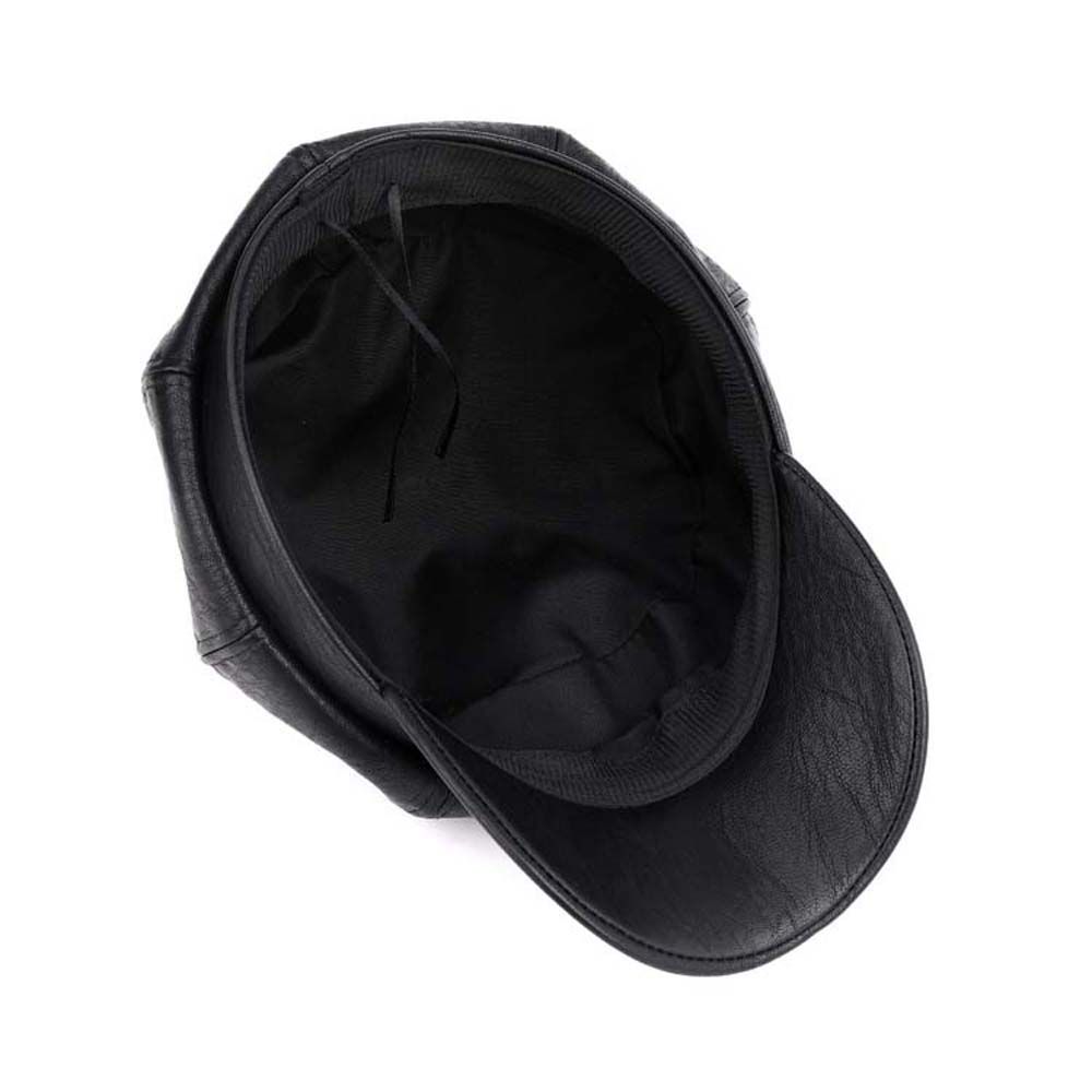 Stylish Women Beret Artist Painter Women Octagonal Cap Women Leather Hat Baseball Hat Newsboy Caps
