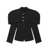 European & American Light Luxury Slim Fit Suit Jacket with Metal Buckle