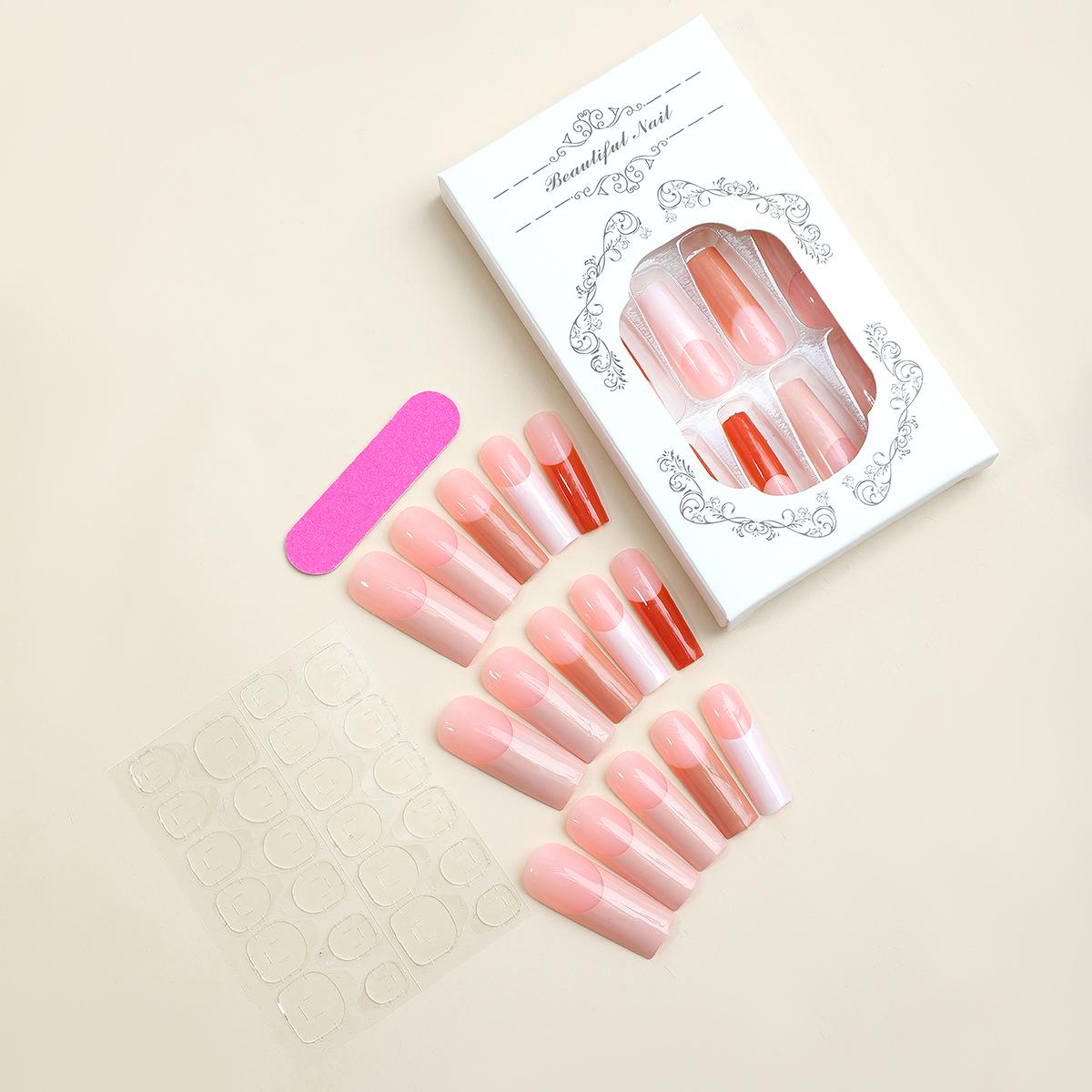 

Очень длинные стилеты однотонные носимые типсы для ногтей - Накладные, съемные накладные ногти