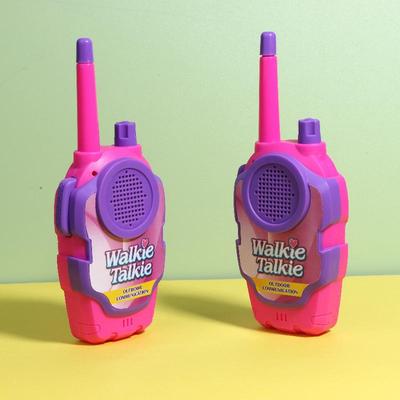 2 Piezas Intercomunicador Infantil Padre-Hijo Walkie-Talkie Dibujos Animados Lindo Teléfono Móvil Juguetes de Exterior Niños y Niñas Juguete Educativo