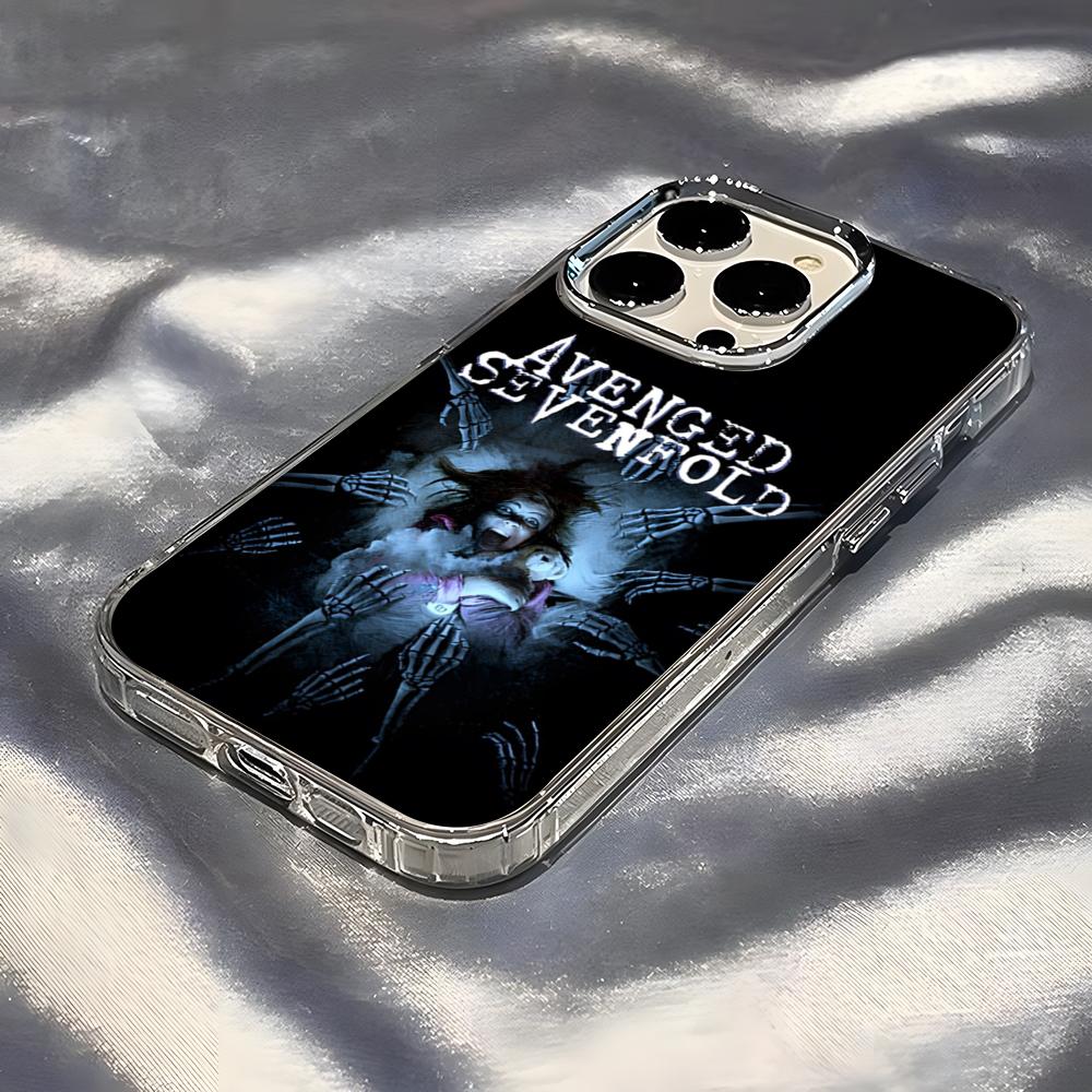 Band A-Avenged Sevenfold Hot Phone Case For IPhone 17 Pro Max 16 15 14 Pro Max IPhone 13 Pro Max 11 Plus Transparent Cover