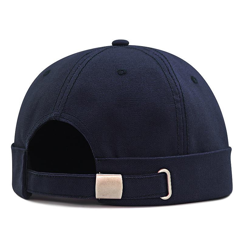 Korean Retro Big Size 58-62cm 62-68cm Man Landlord Hat Large Size Hip-hop Dome Melon Cap Unisex Fashion Vintage Skullies Beanie