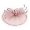 Retros Feather Mesh Hair Clip Handmade Elegant Hair Accessory For Women Wedding Party Retros Style Lightweight Decoration