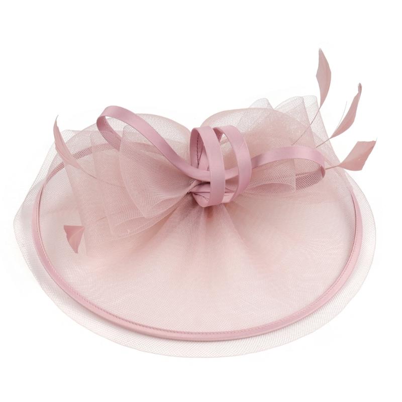 Retros Feather Mesh Hair Clip Handmade Elegant Hair Accessory For Women Wedding Party Retros Style Lightweight Decoration