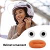 Motorcycle Hat Embellishments Funny Plush Expression Sausage Mouth Fun Decor Creative Embellishments Multi-Purpose Use On