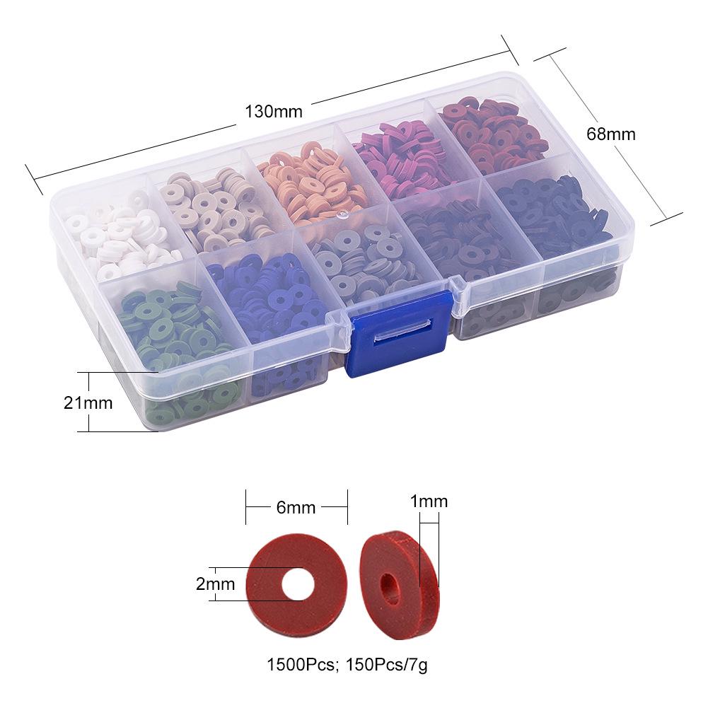 

Colorful Polymer Clay Beads for DIY Jewelry: Bracelets, Necklaces, and Earrings