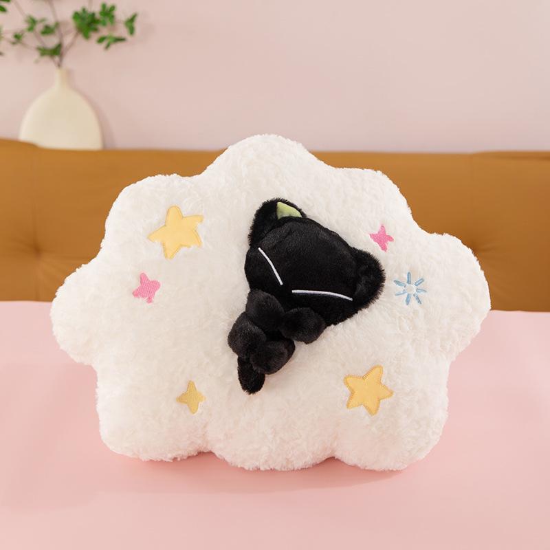 

Popular Luo Xiaohei Cloud Pillow Plush Toy Cute Cloud Pillow Girl Children s Pillow Gift 30*40cm（250g）