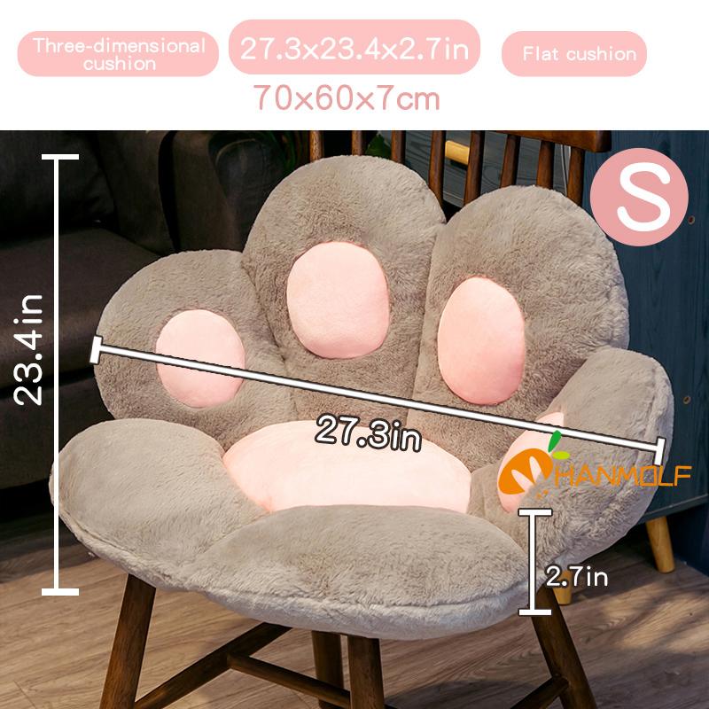 Cat'S Paw Plush Pillow Stuffed Fluffy Chair Sofa Cartoon Animal Seat Cushion Indoor Floor Decoration For Cats Dogs Present