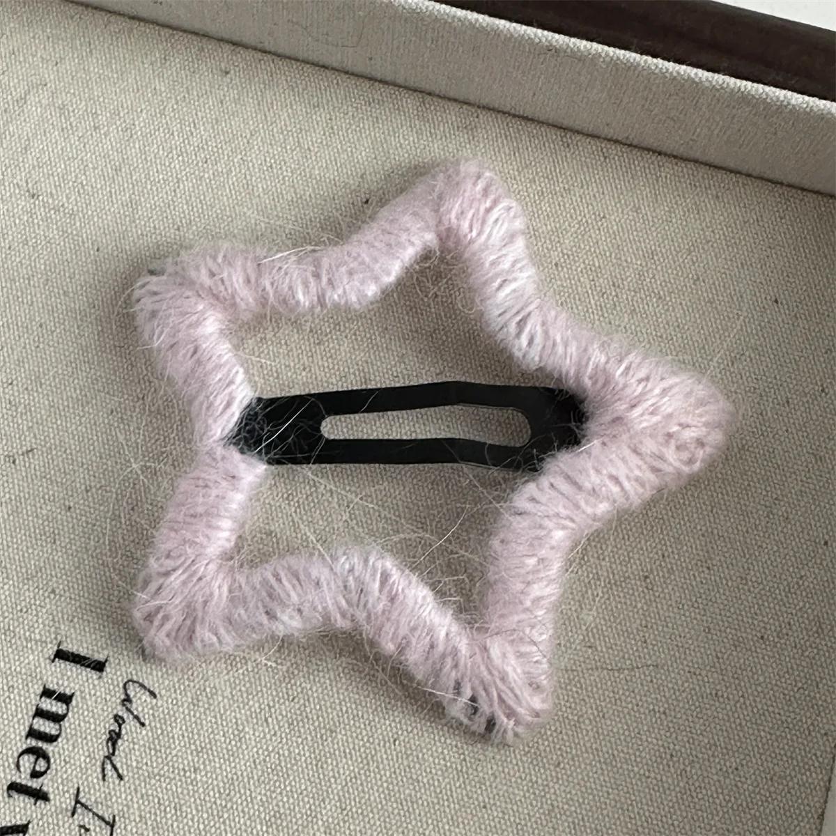 

Милые милые девушки пентаграмма шпилька корейская мода челка боковая заколка сломанные волосы упорядочить BB клип головной убор челка клип аксессуары розовый