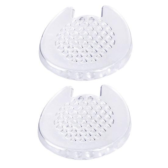 Yousheng 1 Pair Gel Heel Pad Foot Pain Relief Washable Reusable Self-adhesive Shock Absorbing High Heel Shoes Non-slip Heel Cushion Padding