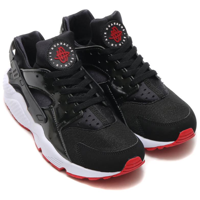 Nike Air Huarache Bred Men Sneakers Black Red-White 318429-032