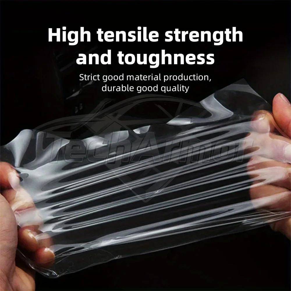 For Mercedes-Benz EQE 22 Car Interior TPU Protector Anti-scratch Film Auto Protective Transparent Anti-tear Sticker Accessories