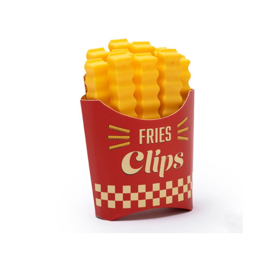 Fun French Fries Sealing Clip Creative Food Sealing Clip Food Seasoning Packaging Bag Fresh-keeping Plastic Sealing Clip
