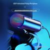 USB Desktop Microphone for Home Use: Ideal for Online Classes, Meetings, Gaming, Recording, Streaming, with Noise Reduction Compatibility.