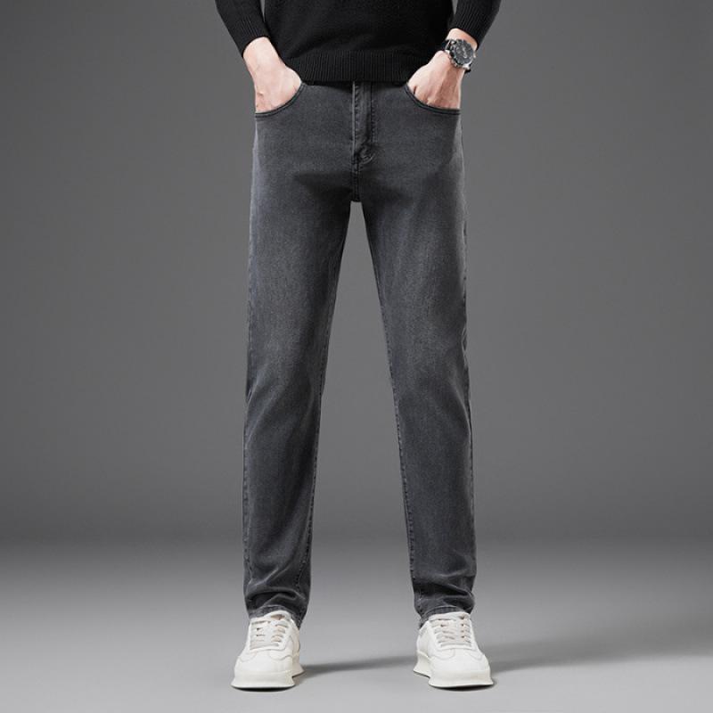 

JYL New jeans men s small straight elastic youth fashion universal. 34