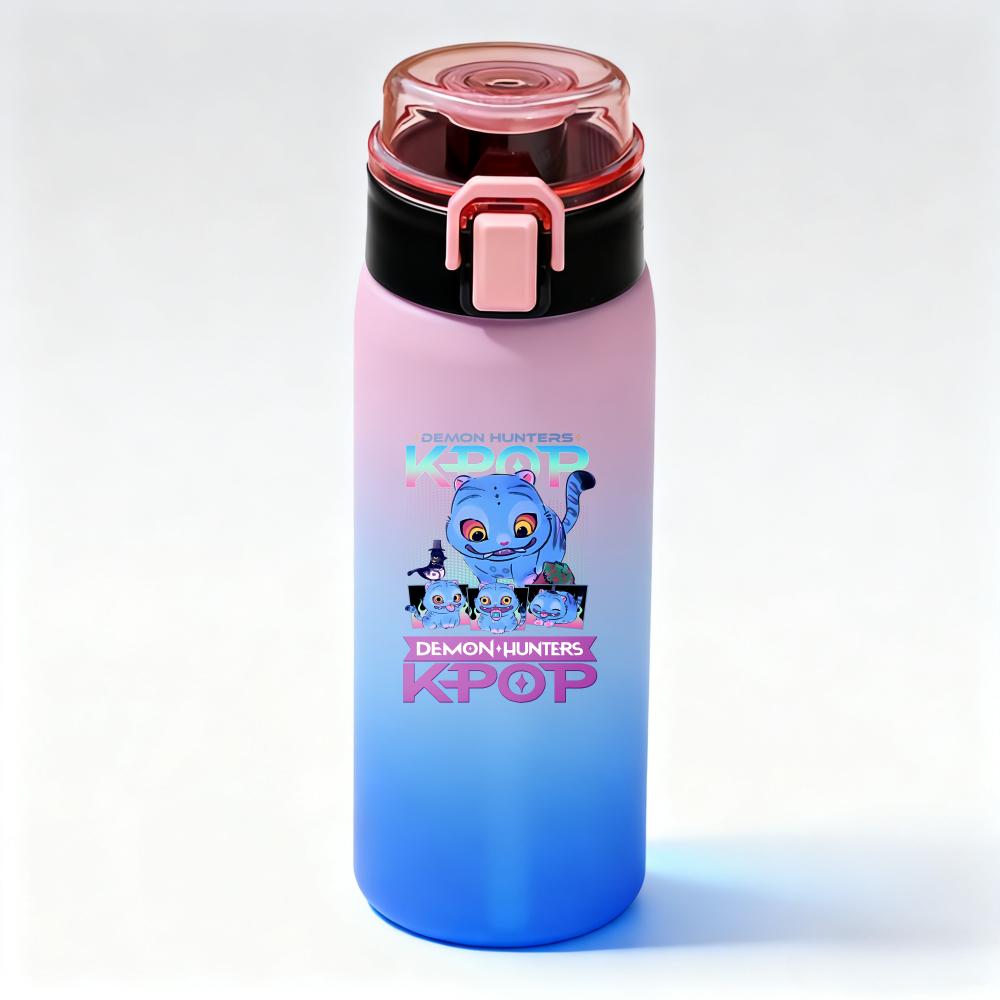 

Latest Anime KPOP Demon Hunters Character Water Cup Big Capacity Outdoor Portable Rope Drinking Bottle Present designed for Boys plus Girls -A870