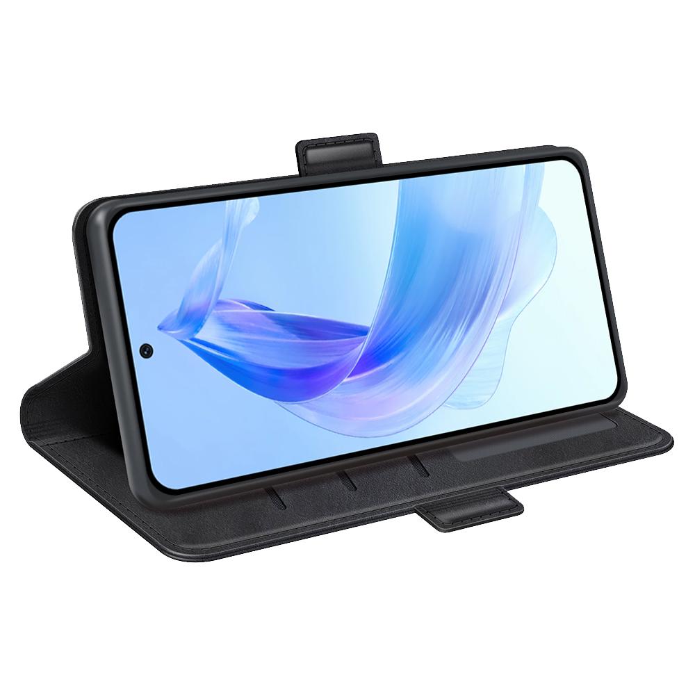 Calf Texture Stand Cover for Honor 90 Lite 5G/X50i 5G PU Leather Wallet Shockproof Phone Case