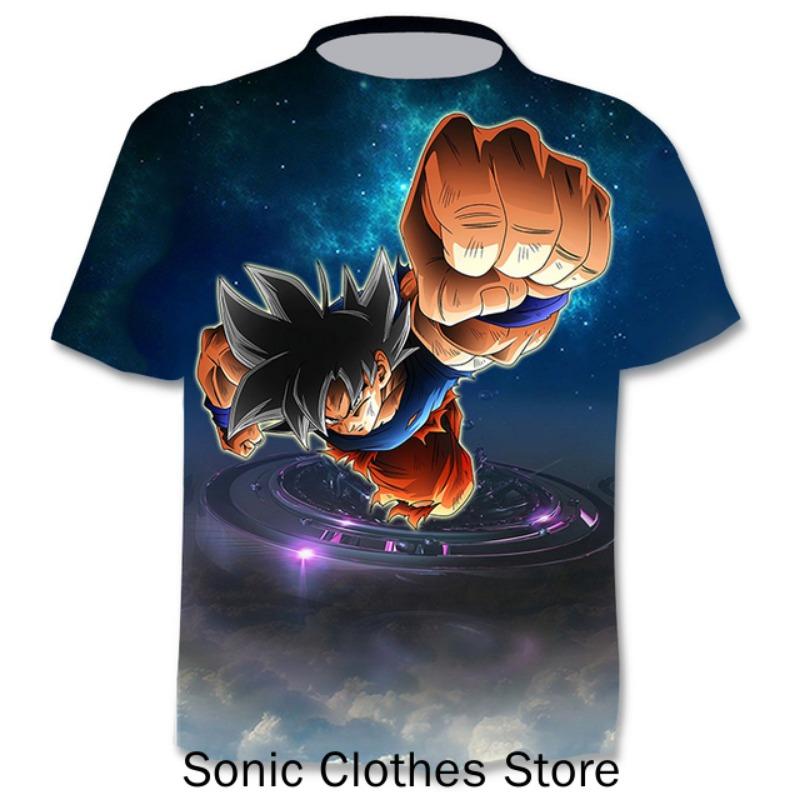 Dragon Ball Z Graphic Print 3D Summer Short Sleeve T-Shirt Top Hot Selling Cool Super Adult T-Shirt Goku