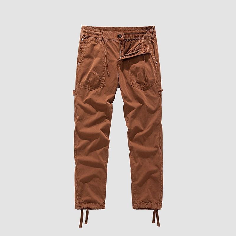 Men's Overalls High-end Ruffian Handsome Men's Pants Wear-resistant Idle Men's High-end Pants Trendy High Street Men's Loose Trousers