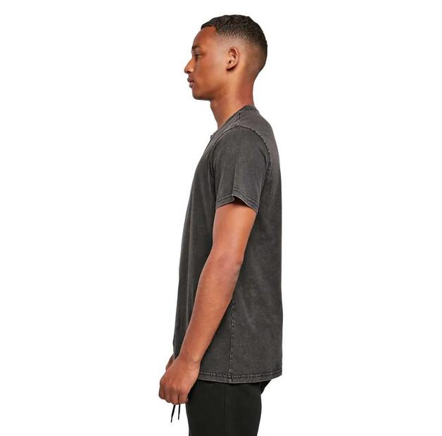 Build Your Brand Kurzarm-T-Shirt Acid Washed