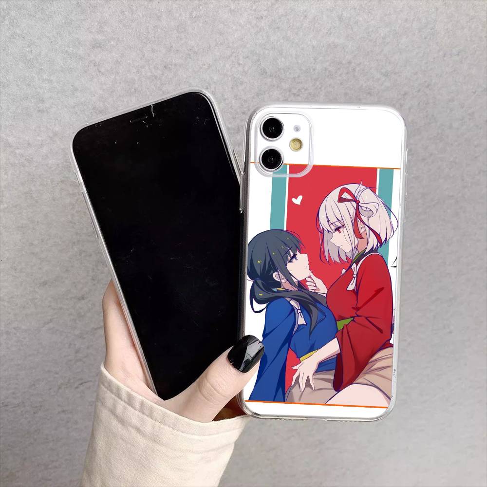 Watanare Anime Phone Case For iPhone17,16,15,14,13,12,11 Plus,Pro Max Soft Transparent Cover
