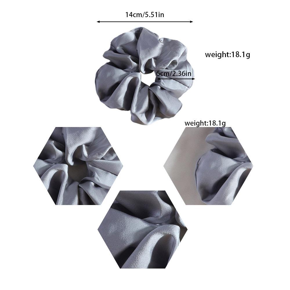 Neues französisches großes Haargummi Hohe Elastizität Haarbund für Damen High-End Scrunchie Ins