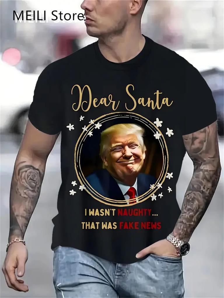 Christmas Unisex's T Shirt Funny 3d Santa Claus Print T Shirts Casual Pullover Short Sleeve Fashion Shirts Graphic Tees Sweatshirt