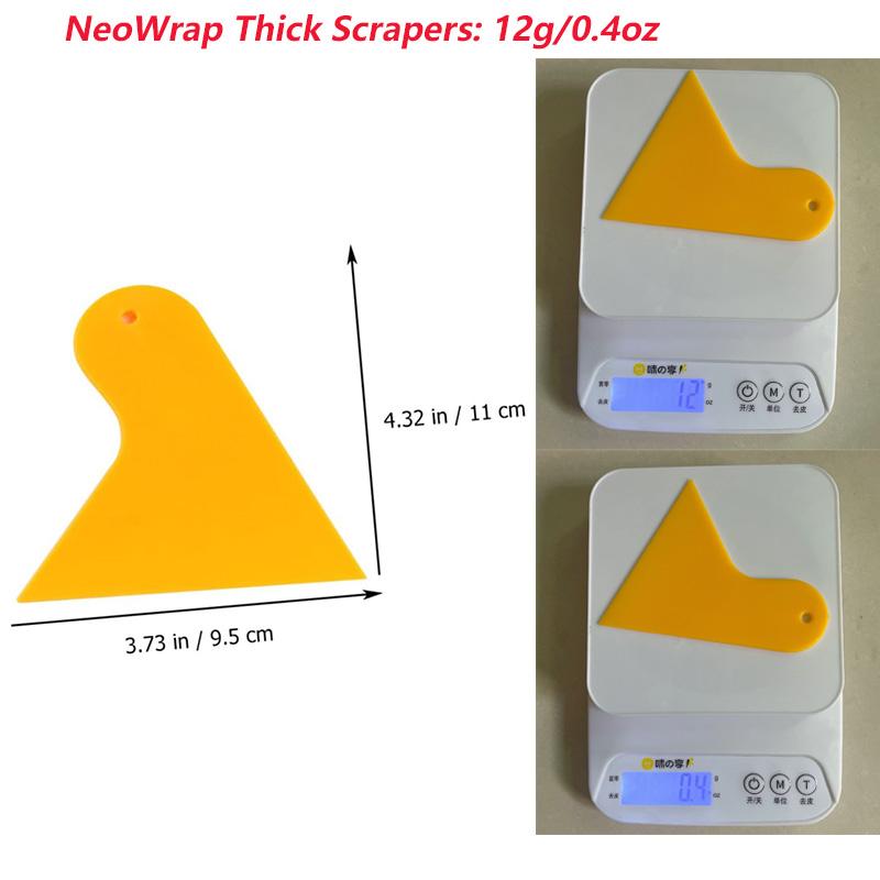8Pcs Plastic Thick Scraper Car Vinyl Wrap Triangle Tinting Squeegee Mobile Phone Film Decal Sticker Scraper Auto Cleaning Tool