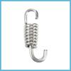 BULLSPANN Muffler Exhaust Pipe Spring for Motorcycle Universal Stainless Steel 43mm Silver Tone 4pcs Replacement Parts Accessories
