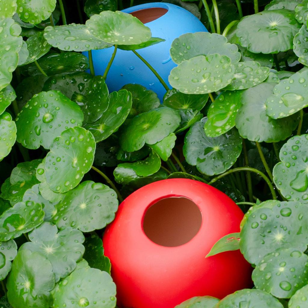 4 Stück Pflanzen Selbstbewässerungsstäbe Terrakotta Automatische Pflanzenbewässerungsgeräte Wasserbewässerungssystem für Innen/Außen