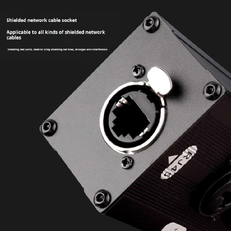 Reliable 4 Channel XLR Extender Using Shielding Networking Cable For Stable Performances