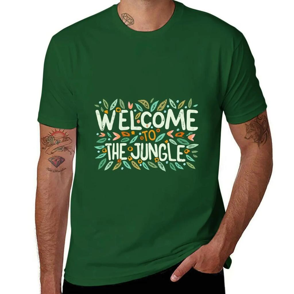 Welcome to the jungle TShirt cheap stuff plus size clothes Blouse big and tall t shirts for men