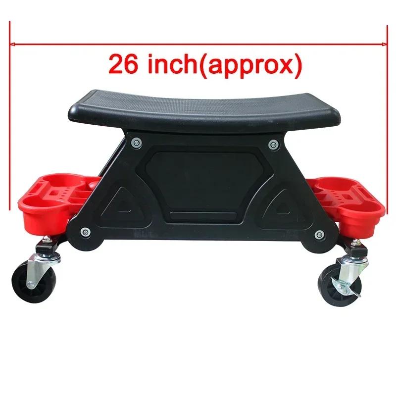 Car Multi-Function Chair Mechanic For Wax Polishing Projects Car Creeper Stool Chair Mobile Creeper Seat Car Wash Supplies