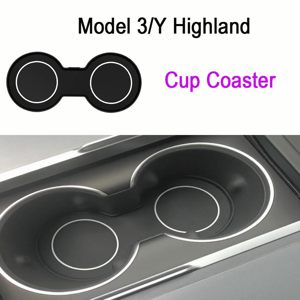 USVOTOV Trunk Mats For Tesla New Model Y Launch 2025-2025 Model 3 Highland Cargo Liner Front Back Sill Guard Anti-Kick Accessory