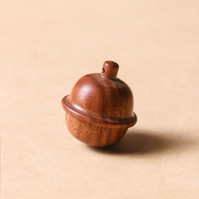 Зеленый сандаловый кулон-колокольчик с вращающимся креплением, подвеска-красная фасоль, брелок, маленький кулон Дораэмон, аксессуар для хранения диффузора.