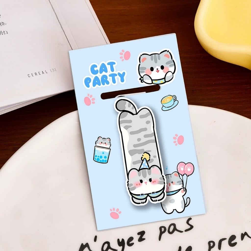 Cute Magnetic Page Marker Double-Sided Magnetic Book Page Holder Animal Magnetic Bookmark Slim Cartoon Bookmark Clip For Gifts